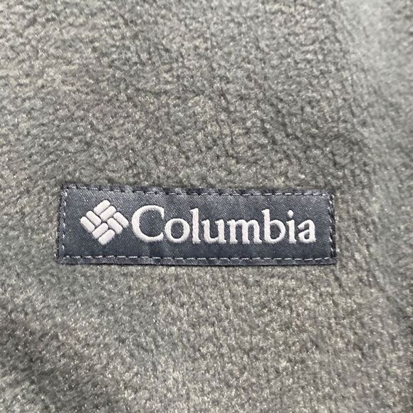 Columbia Men's Fleece‎ Zip-Up Vest Green Black XL - Picture 12 of 15